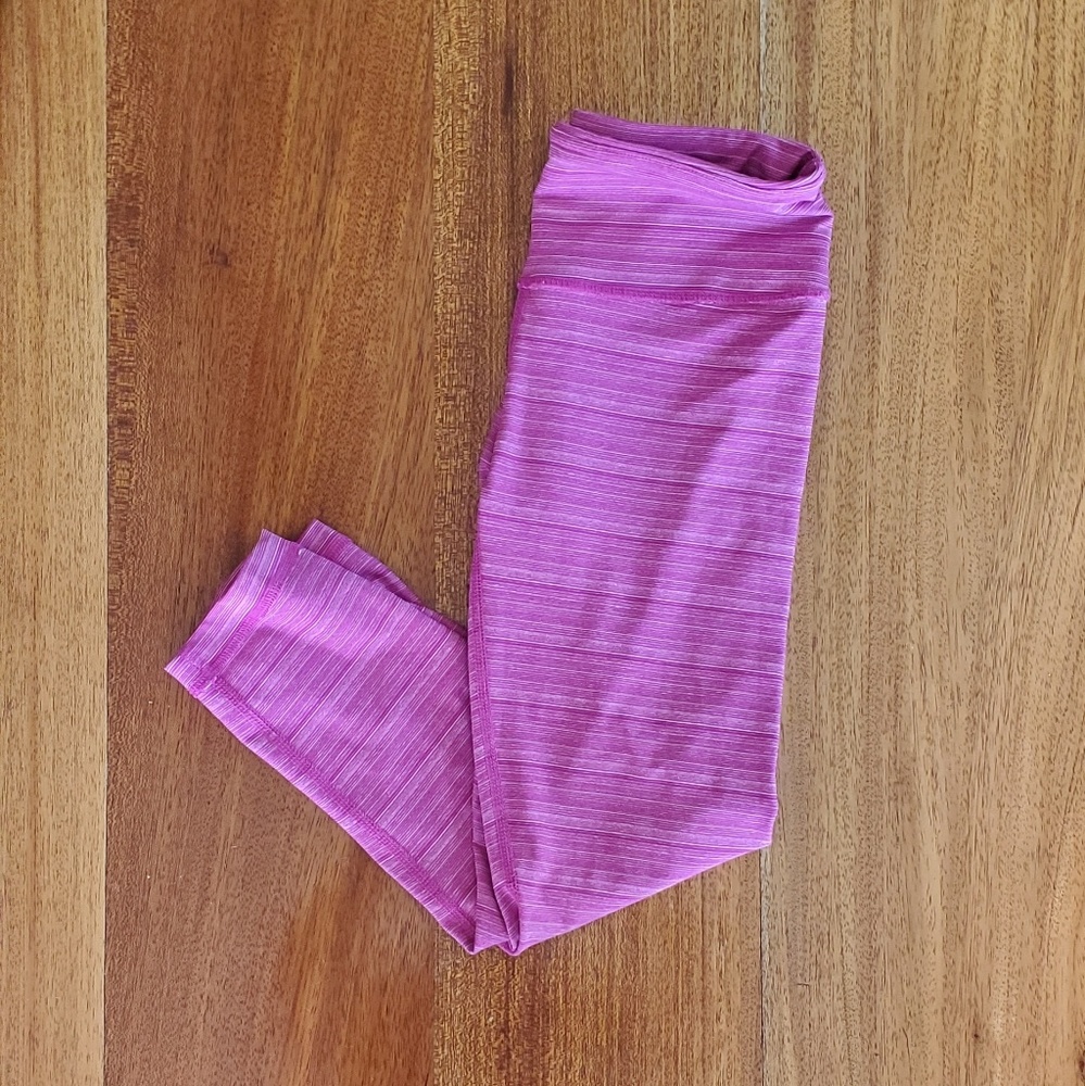 90 degrees pinkish/purple crop leggings